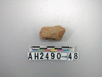 藏品(紅色細砂陶把殘件)的圖片